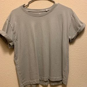 Grey cuffed Me to We tee from Pac Sun